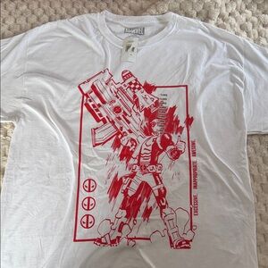 Deadpool Tee- New w Tags